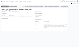 Respuesta sugerida a una pregunta del comprador